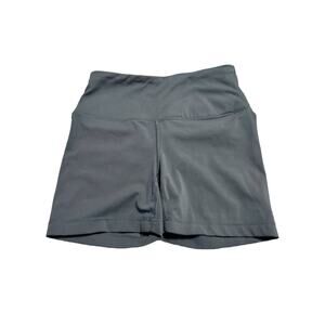 Yogalicious Lux Gray Green 5" Bike Short Size Small